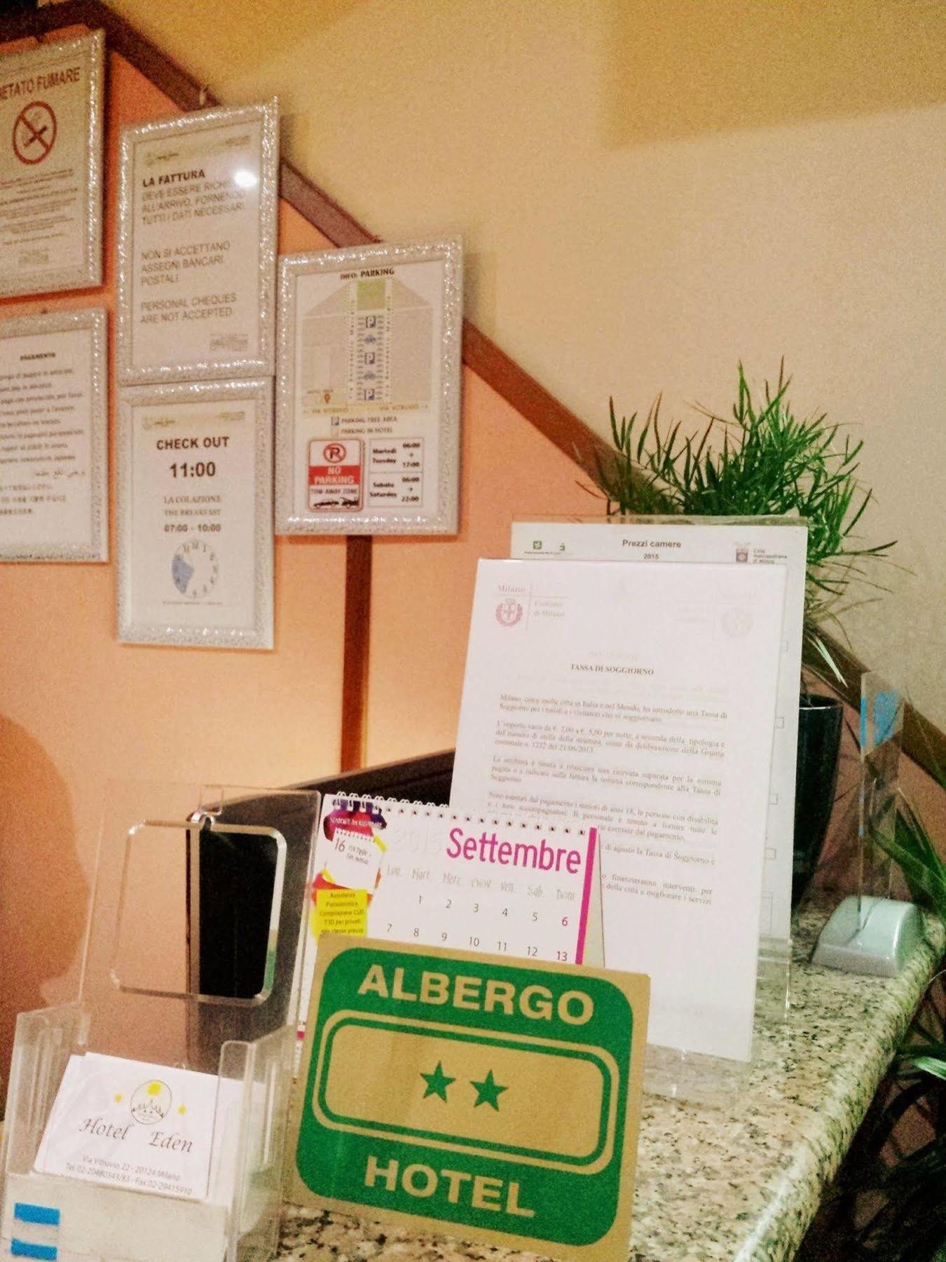 Hotel Eden Milano Eksteriør bilde